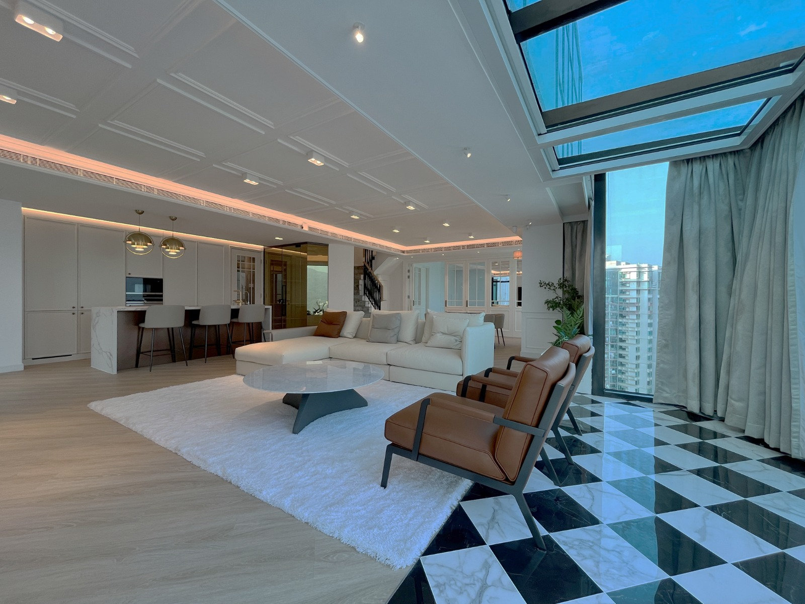 Image showcasing residential, penthouse design project in hong kong